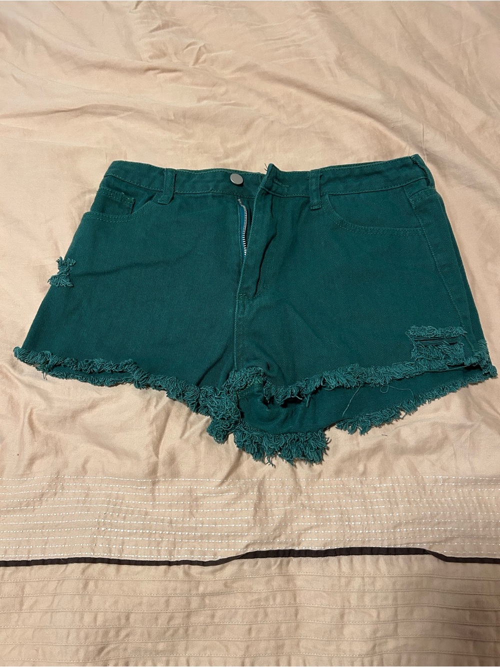 Women's Dark Green Shorts